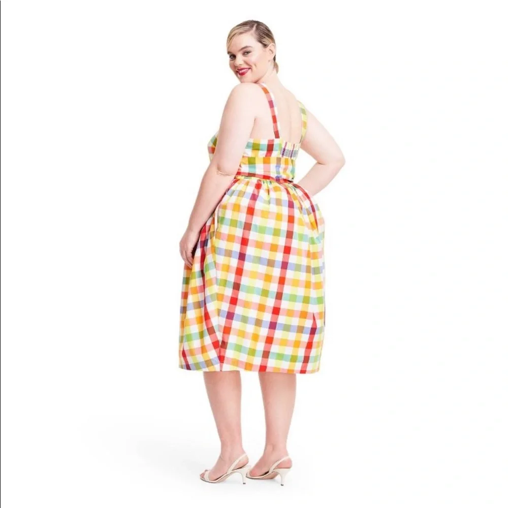 NWT Christopher John Rogers x Target Plaid Dress. Size 2 - Picture 6 of 13